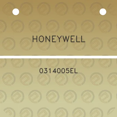 honeywell-0314005el