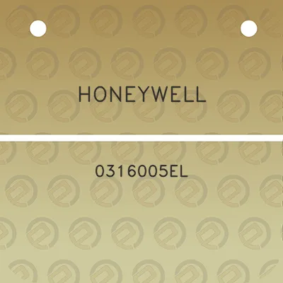 honeywell-0316005el