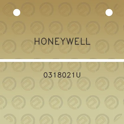 honeywell-0318021u