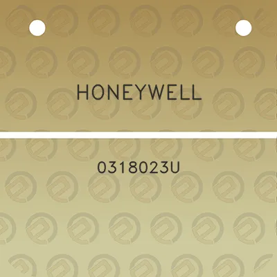 honeywell-0318023u