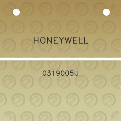 honeywell-0319005u