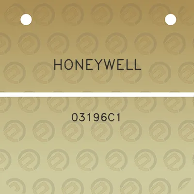 honeywell-03196c1