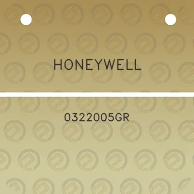 honeywell-0322005gr