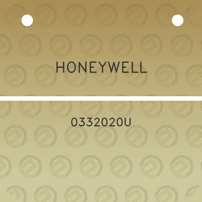 honeywell-0332020u