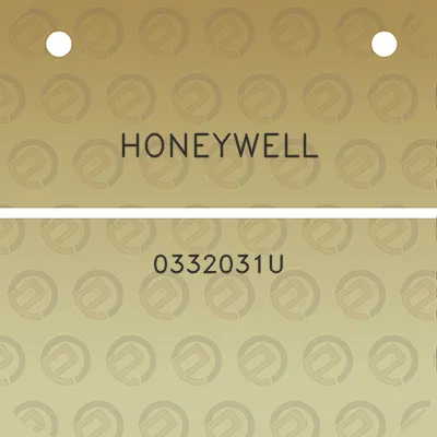 honeywell-0332031u