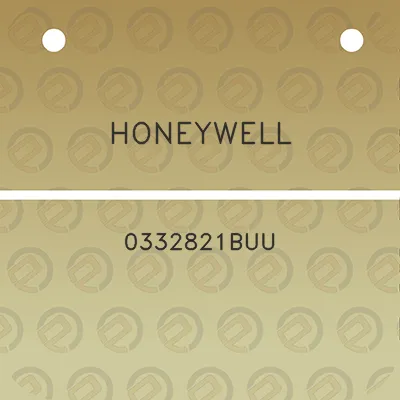 honeywell-0332821buu