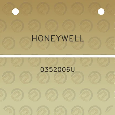 honeywell-0352006u