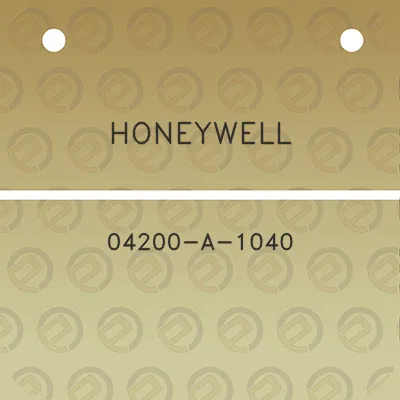 honeywell-04200-a-1040