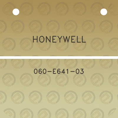 honeywell-060-e641-03