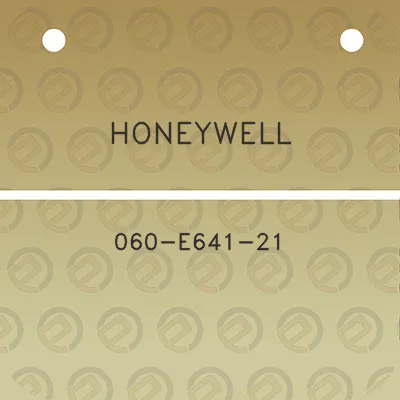 honeywell-060-e641-21