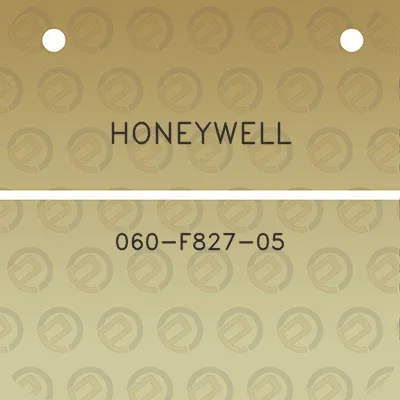 honeywell-060-f827-05