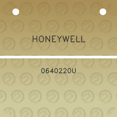 honeywell-0640220u