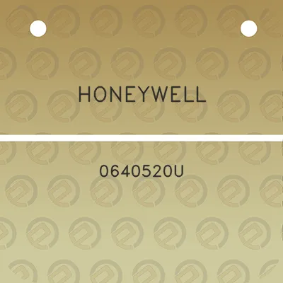 honeywell-0640520u