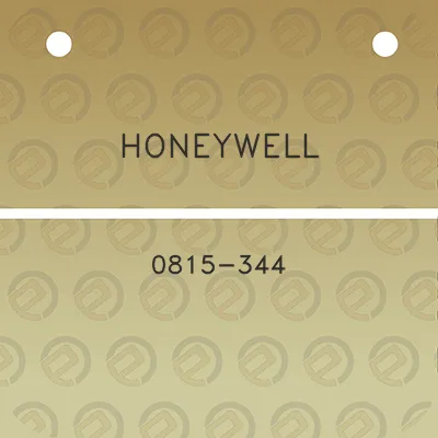 honeywell-0815-344