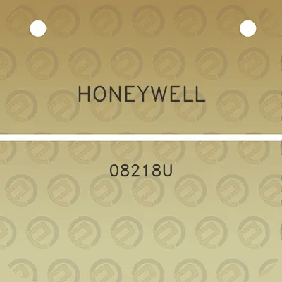 honeywell-08218u