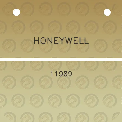 honeywell-11989