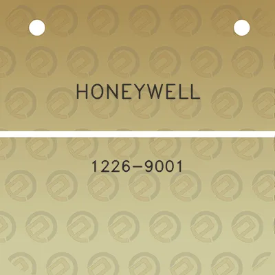 honeywell-1226-9001