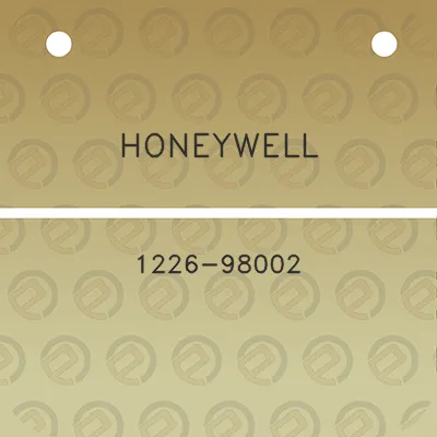 honeywell-1226-98002