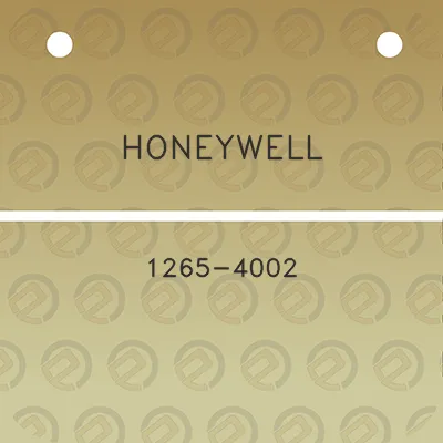 honeywell-1265-4002