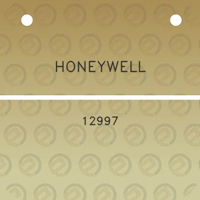 honeywell-12997