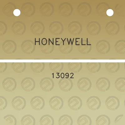 honeywell-13092