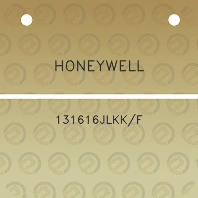 honeywell-131616jlkkf