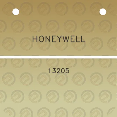 honeywell-13205