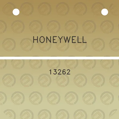 honeywell-13262