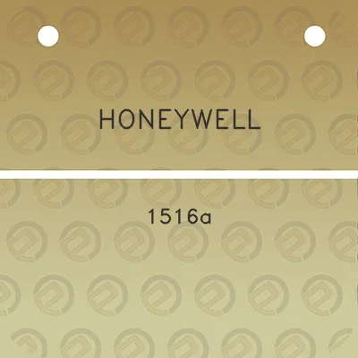 honeywell-1516a