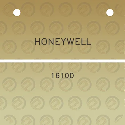 honeywell-1610d