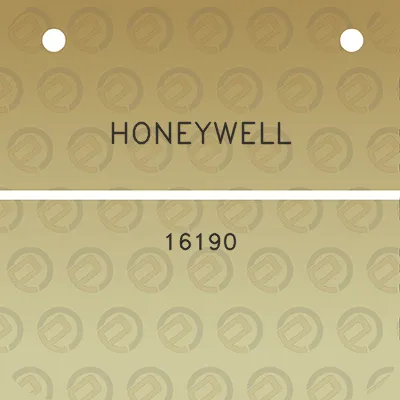 honeywell-16190