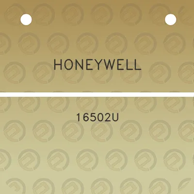 honeywell-16502u