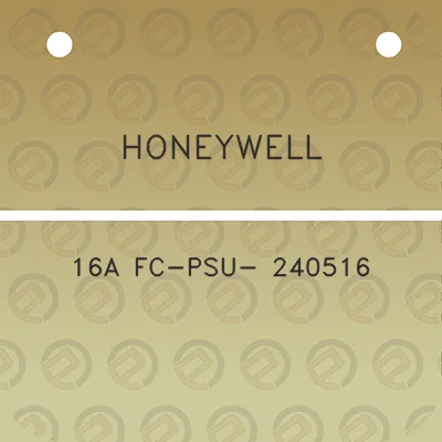 honeywell-16a-fc-psu-240516