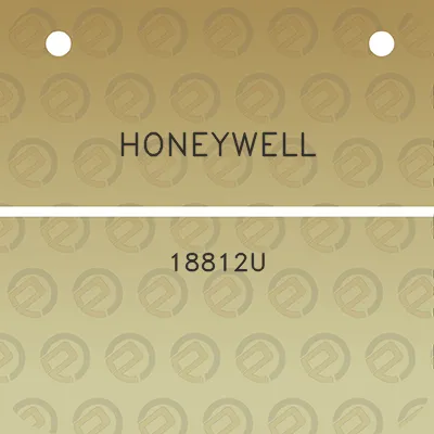 honeywell-18812u