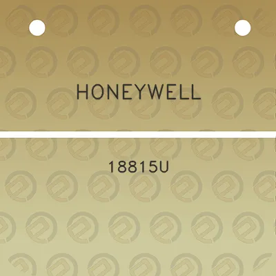 honeywell-18815u