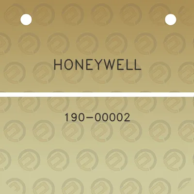 honeywell-190-00002