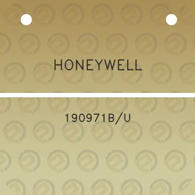 honeywell-190971bu