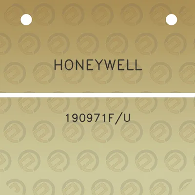 honeywell-190971fu