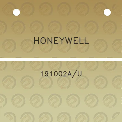 honeywell-191002au