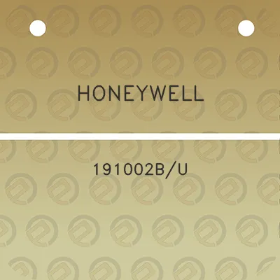 honeywell-191002bu