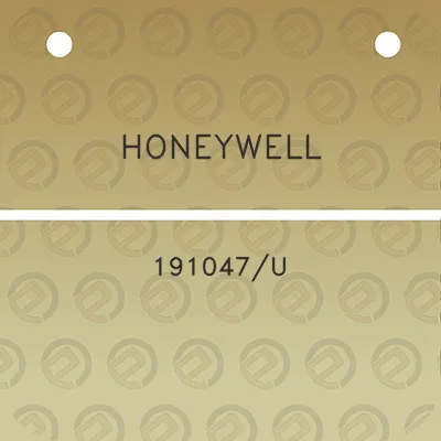 honeywell-191047u