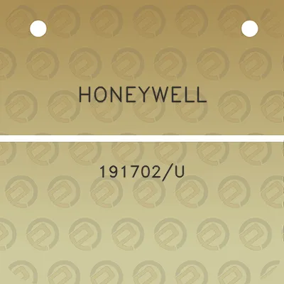 honeywell-191702u