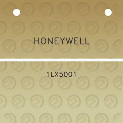 honeywell-1lx5001