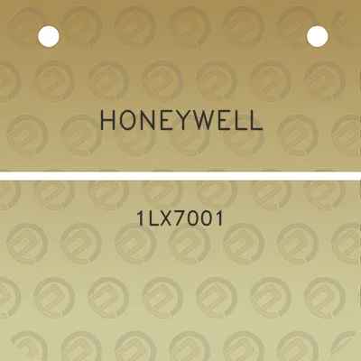 honeywell-1lx7001