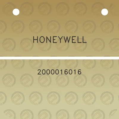 honeywell-2000016016