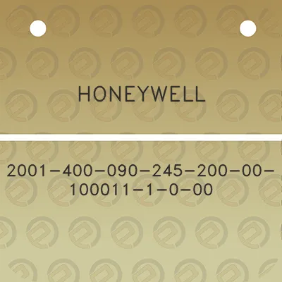 honeywell-2001-400-090-245-200-00-100011-1-0-00