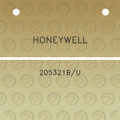 honeywell-205321bu