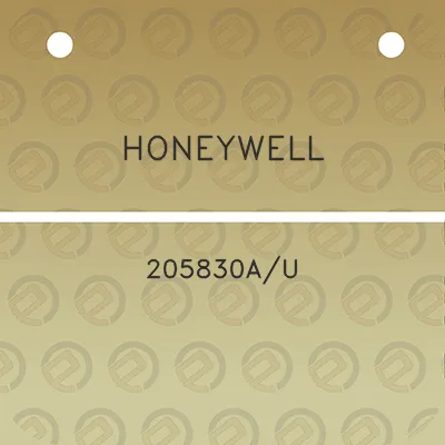 honeywell-205830au