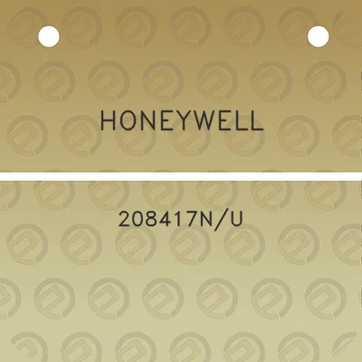 honeywell-208417nu