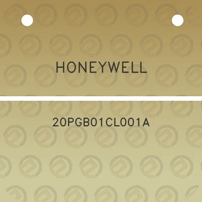 honeywell-20pgb01cl001a